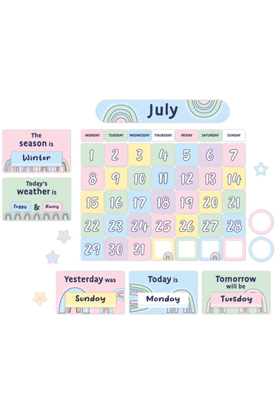 Pastel Crush - Magnetic Calendar Set